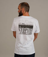 RE.ELSK 01072 | ELSK® SEABED BRUSHED MEN'S TEE | OPTIC WHITE