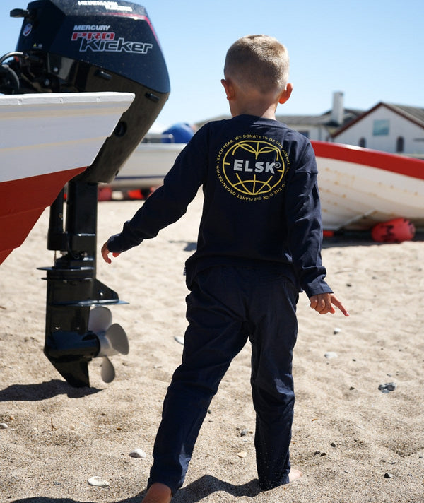 RE.ELSK GLOBE STATEMENT BP KIDS BRUSHED LS T-SHIRT