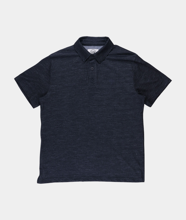 RE.ELSK 1807 | ELSK® SC.X.EMB WOOL MEN'S POLO | DARK GREY