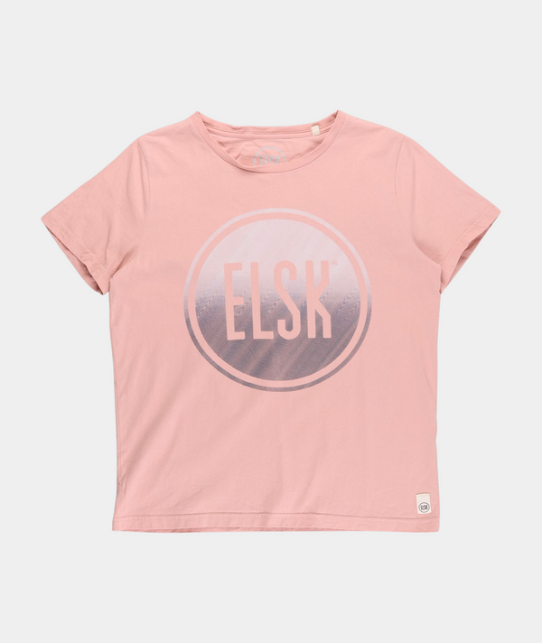 RE.ELSK 11003 | ELSK® MOONSHINE LOGO WOMEN'S TEE | DUSTY PINK