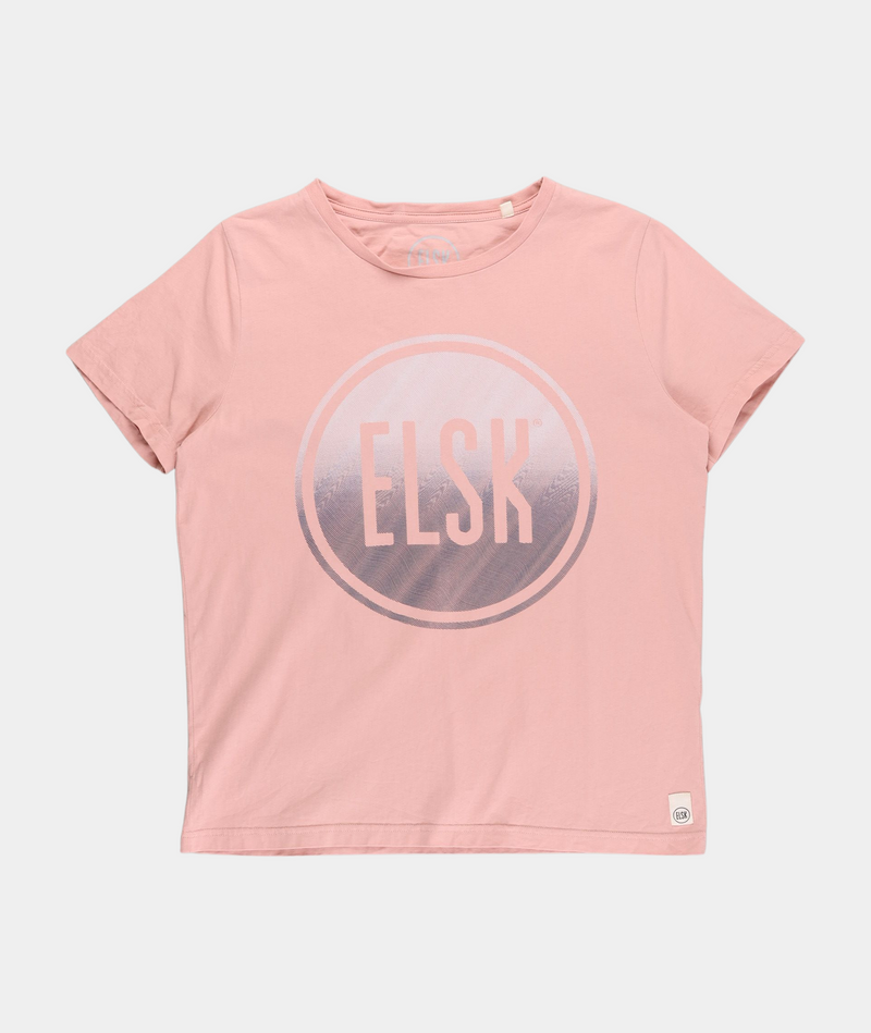 RE.ELSK 11003 | ELSK® MOONSHINE LOGO WOMEN'S TEE | DUSTY PINK