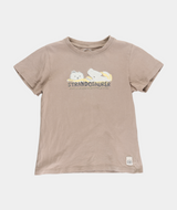 RE.ELSK 7023 | ELSK STANDOSAUR KIDS T-SHIRT | TAUPE BROWN