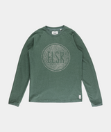 RE.ELSK 2355 | ELSK® WEB LOGO MEN'S LIGHTWEIGHT CREWNECK | FOREST GREEN