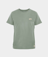 RE.ELSK 2332 | ELSK® SUNSIGN2 PATCH BRUSHED MEN'S TEE  | DUSTY GREEN