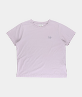 RE.ELSK 11036 | ELSK® ROUND LOGO EMB WOMEN'S ESSENTIAL TEE  | DUSTY PURPLE