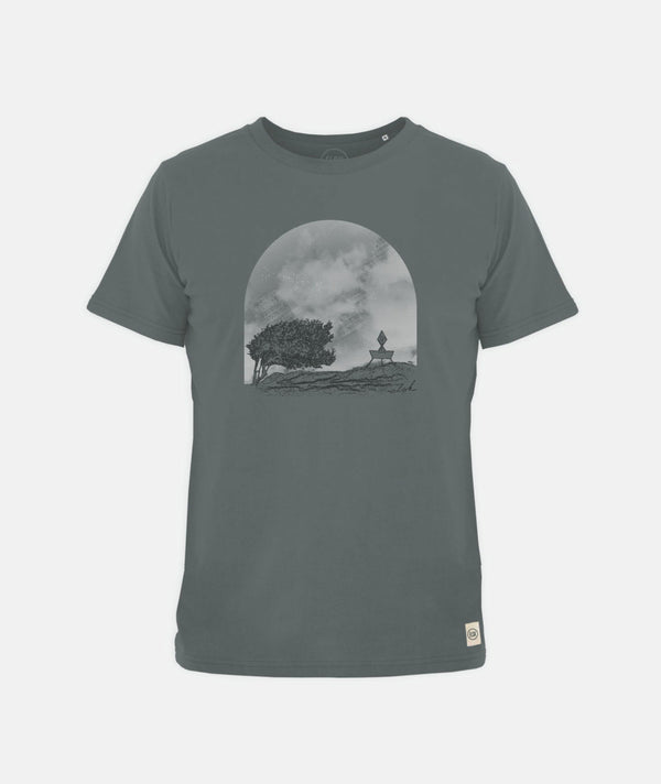 RE.ELSK 2317 |ELSK® KARBAK MEN'S BRUSHED TEE  | DARK SHADOW
