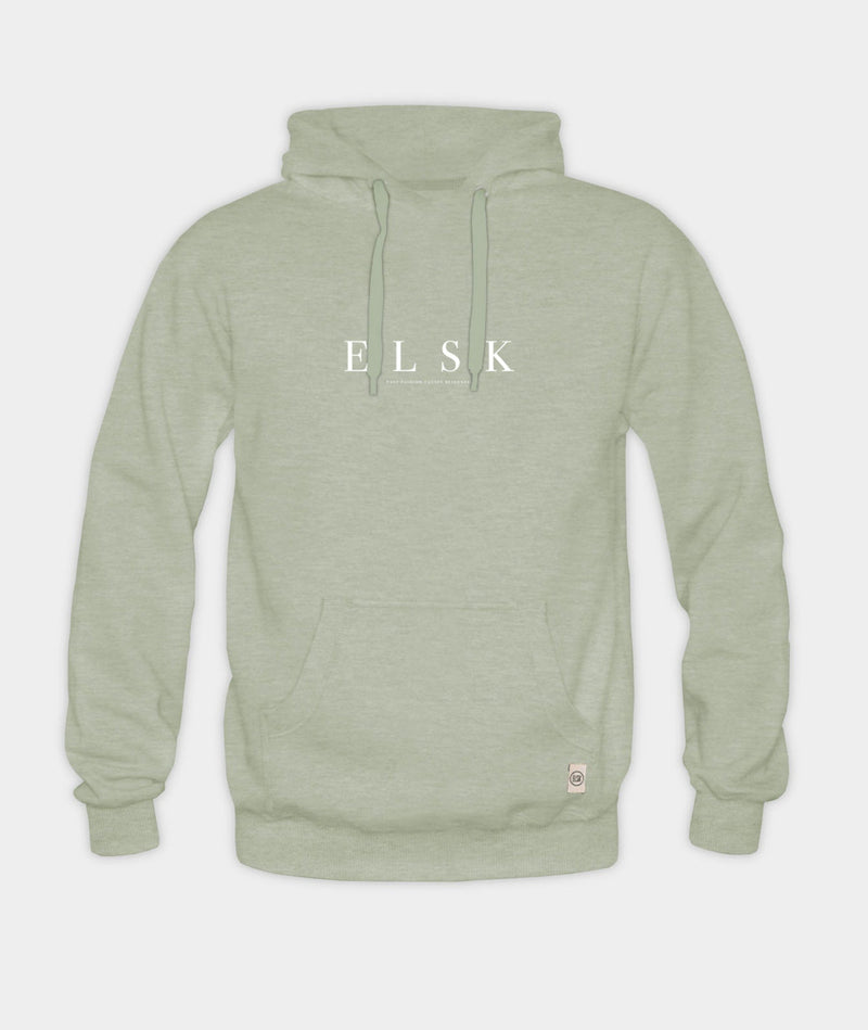 RE.ELSK 2380 | ELSK® PURE TVÆRS MEN’S HOODIE | LIGHT GREEN