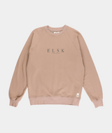 RE.ELSK 02024| ELSK® PURE TVÆRS MEN'S CREWNECK | TAUPE BROWN