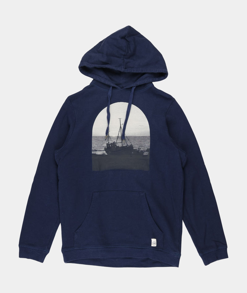 RE.ELSK 2358 | ELSK® VESTKYST TVÆRS MEN’S HOODIE | DARK NAVY