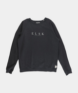 RE.ELSK 02010 | ELSK® PURE TVÆRS MEN'S CREWNECK | PIRATE BLACK