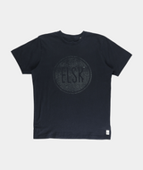 RE.ELSK 2320 | ELSK® SEA LOGO ESSENTIAL BRUSHED MEN'S TEE  | DUSTY BLACK