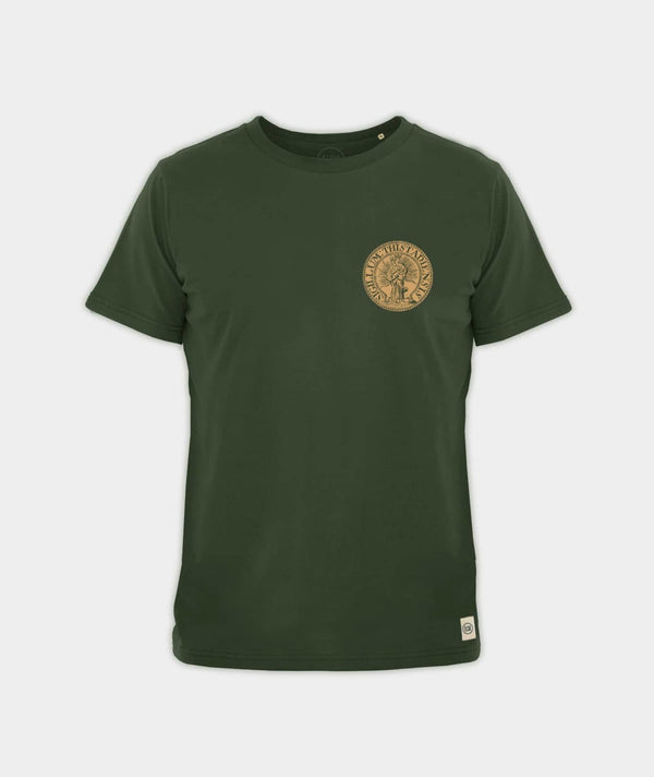 RE.ELSK 0357 | ELSK® SIGILLUM MEN’S BRUSHED TEE | FOREST GREEN