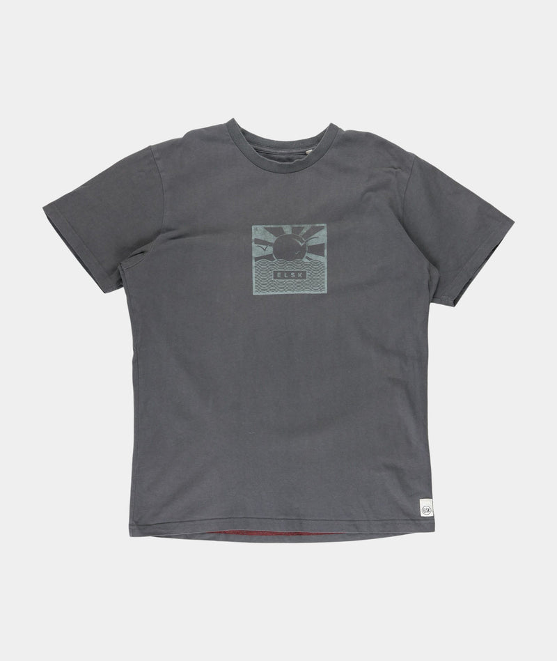 RE.ELSK 2315 | ELSK® CUBE21 ESSENTIAL BRUSHED MEN'S TEE  | DARK SHADOW