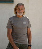 RE.ELSK 01071 | ELSK® PULS CH BRUSHED MEN'S TEE | SMOKEY OLIVE