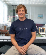 RE.ELSK 01002 | ELSK® PURE EP BRUSHED T-SHIRT | DARK NAVY