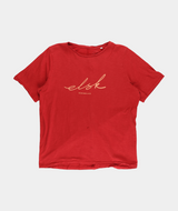 RE.ELSK 4421 | ELSK® SUB SIGNED W. BRUSHED WOMEN'S TEE | SCEPTRE RED
