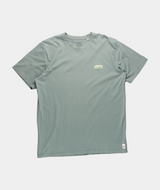 RE.ELSK 2332 | ELSK® SUNSIGN2 PATCH BRUSHED MEN'S TEE  | DUSTY GREEN
