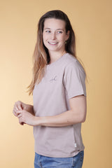 RE.ELSK SIGNED BASIC WOMEN'S CASUAL T-SHIRT