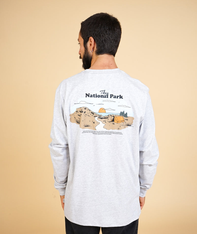 SOMEWHERE BP MEN'S BRUSHED LS T-SHIRT