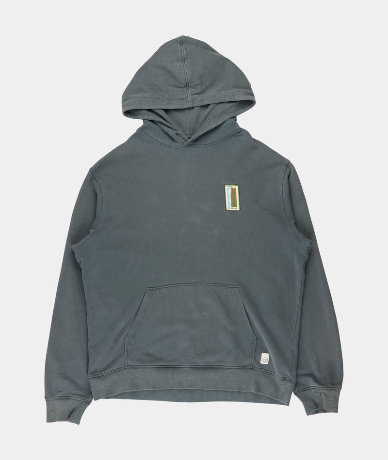 RE.ELSK 02027 | ELSK® BUNKERS PCH TVÆRS MEN'S HOODIE | STONE GREEN