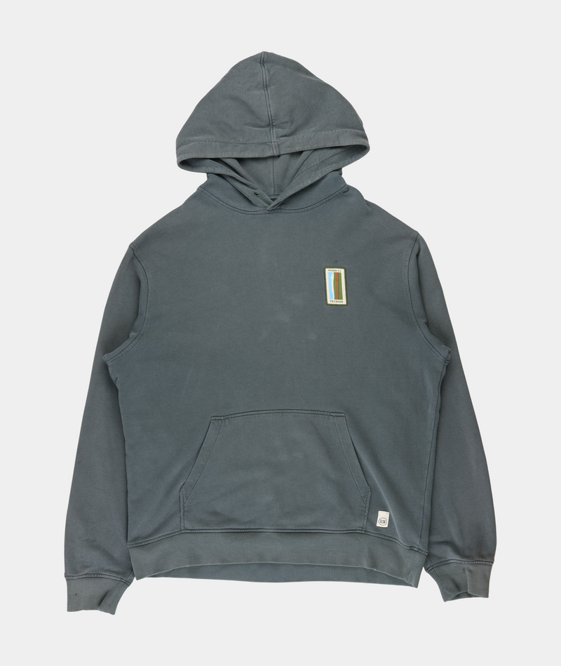 RE.ELSK 02027 | ELSK® BUNKERS PCH TVÆRS MEN'S HOODIE | STONE GREEN