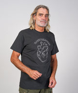 RE.ELSK 01035 | ELSK® HJERTEKNUSER BRUSHED T-SHIRT | PIRATE BLACK