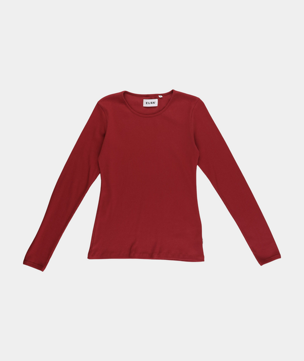 RE.ELSK SOLID RIB WOMEN'S LS T-SHIRT