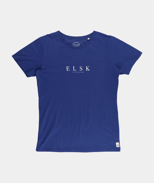 RE.ELSK WOMEN'S BLUE T-SHIRT