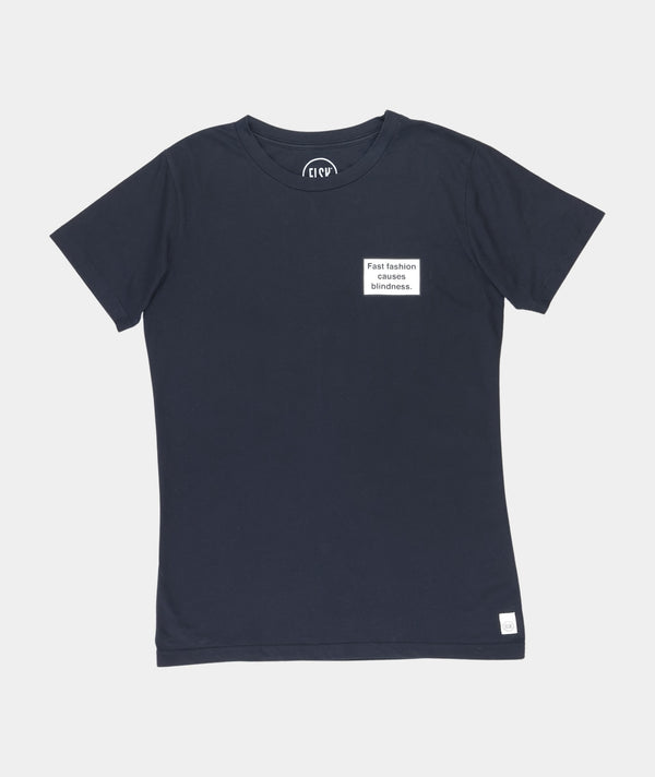 RE.ELSK WOMEN'S T-SHIRT BLACK