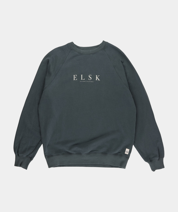 RE.ELSK 2365 | ELSK® PURE TVÆRS MEN’S SWEATSHIRT | STONE GREEN