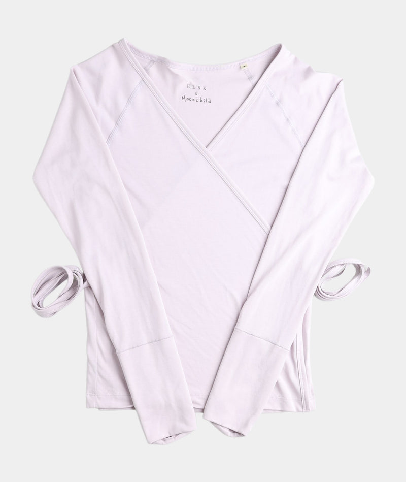 RE.ELSK 18002 | MY x ELSK NANNA FLOW LS TOP | LILAC MARBLE