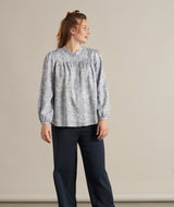 RE.ELSK 14008 | ELSK VANG WOMEN'S SHIRT I BLUE POPPIES