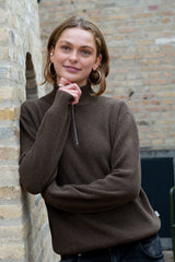 HALFZIP ORGANIC COTTON WOMEN'S KNIT