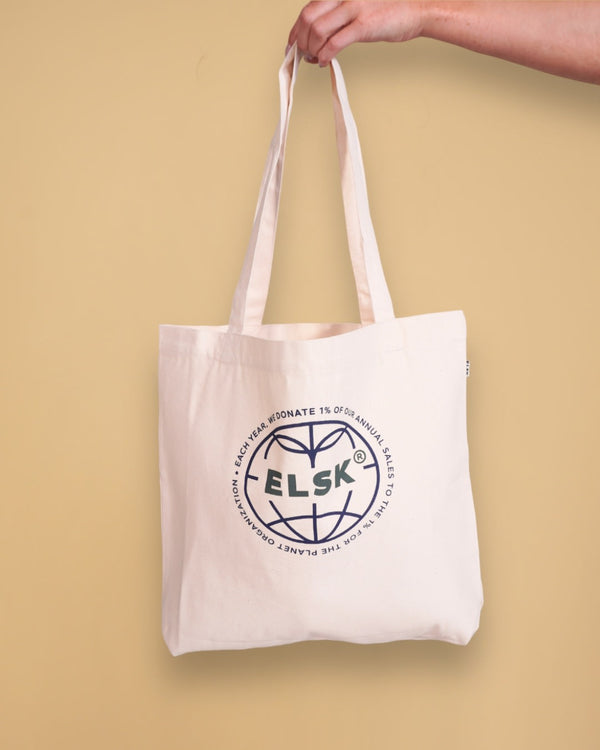 STATEMENT GLOBE TOTE BAG