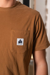 POCKET MEN'S BRUSHED T-SHIRT