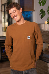WAFFLE MEN'S POCKET LONGSLEEVE
