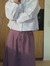 POPLIN WOMEN'S SKIRT