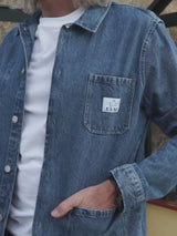 DENIM MEN'S OVERSHIRT