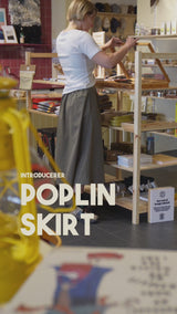 POPLIN WOMEN'S SKIRT
