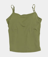RE.ELSK 18004 | MY x ELSK LUNAR LUXE TOP | MOSS GREEN