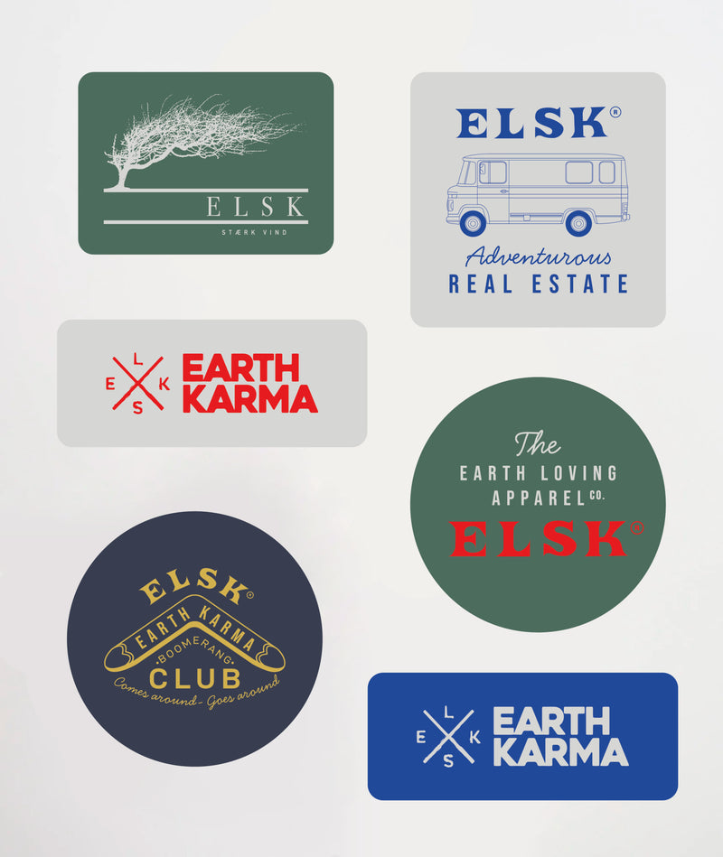 6 x STICKERS