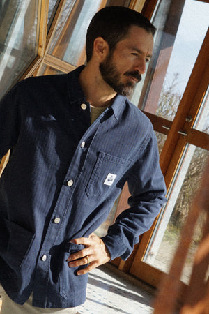 HERRINGBONE MEN'S SIGNATURE OVERSHIRT