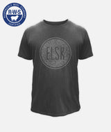 1801 | ELSK® WEB LOGO WOOL MEN'S T-SHIRT | DARK GREY