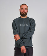 RE.ELSK 2365 | ELSK® PURE TVÆRS MEN’S SWEATSHIRT | STONE GREEN
