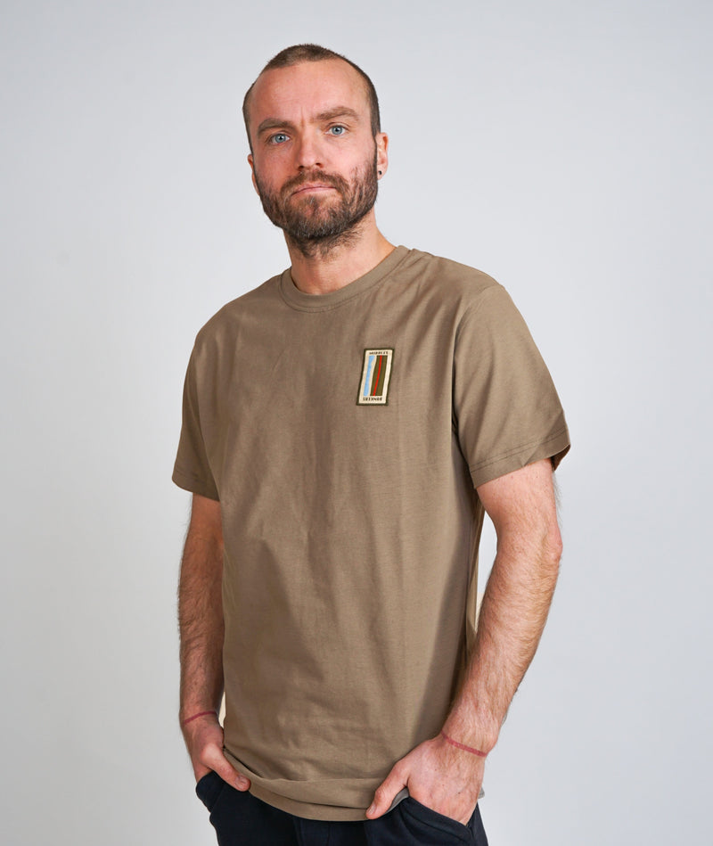 01062 | ELSK® BUNKERS PCH BRUSHED T-SHIRT | SMOKEY OLIVE