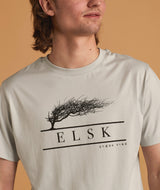 01012 | ELSK® VIND ESSENTIAL MEN'S TEE  | SEA GREY