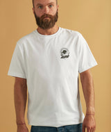01097 | ELSK TECH STAG CH BRUSHED T-SHIRT | OPTIC WHITE