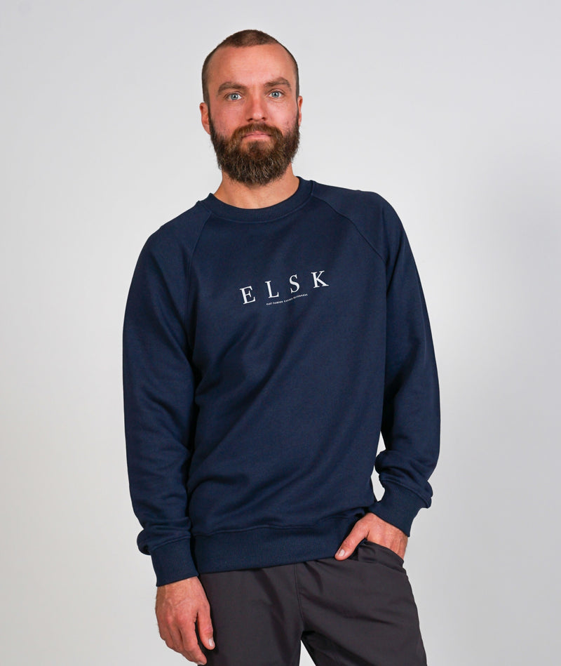 2360 | ELSK® PURE TVÆRS MEN’S SWEATSHIRT | DARK NAVY