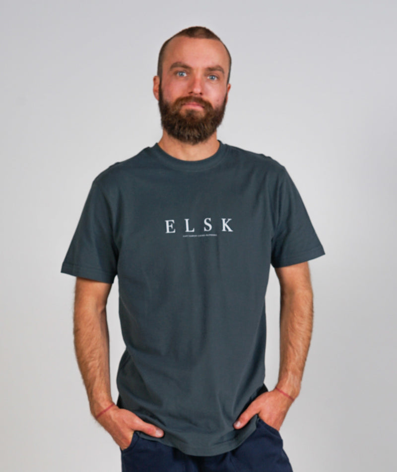 2338 | ELSK® PURE EP  BRUSHED T-SHIRT | STONE GREEN