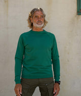 1523 | ELSK® TVÆRS MEN’S SWEATSHIRT | ANTIQUE GREEN